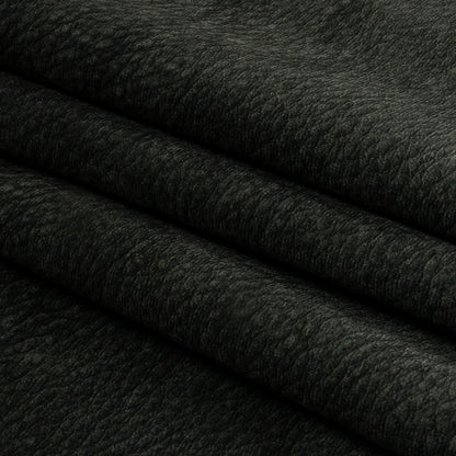 Polyester Microvelvet - Ebony Abstract - British Imported Folded