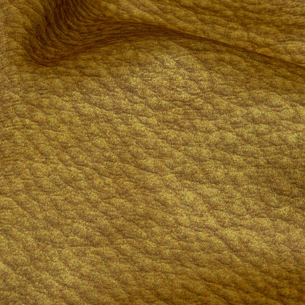 Polyester Microvelvet - Gold Abstract - British Imported Detail