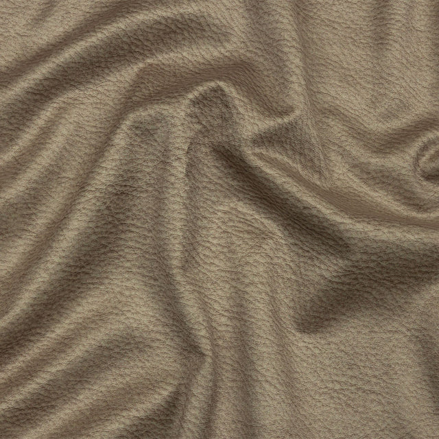 Polyester Microvelvet - Oat Abstract - British Imported