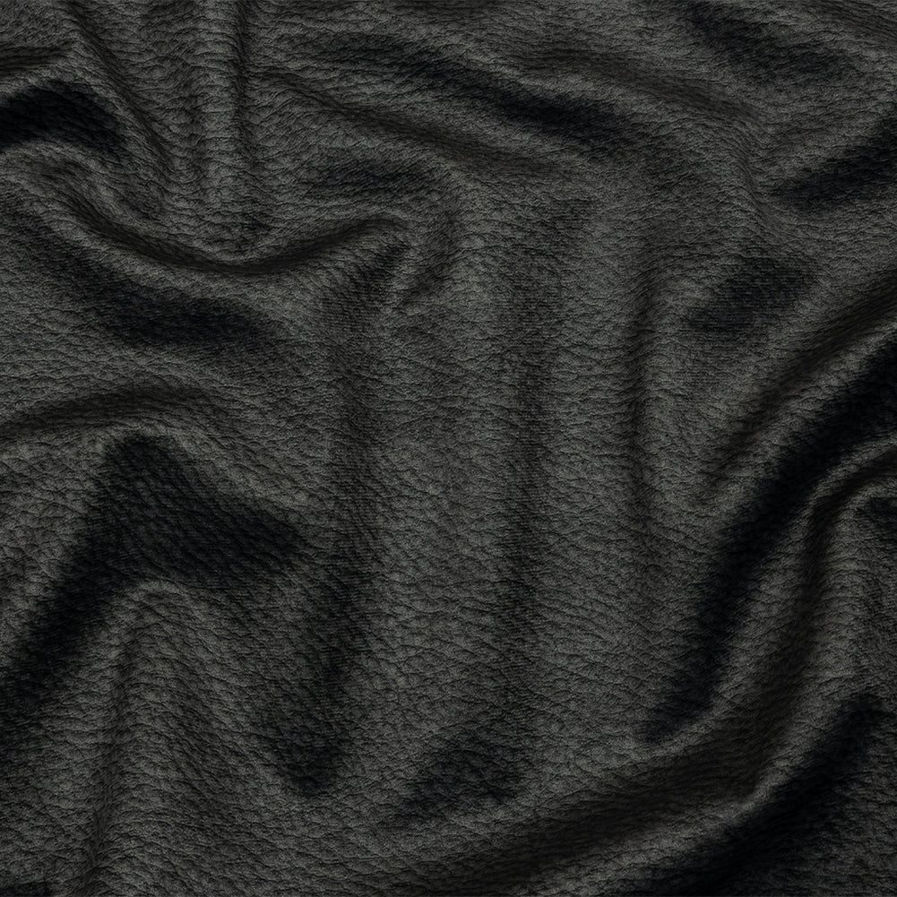 Polyester Microvelvet - Slate Abstract - British Imported