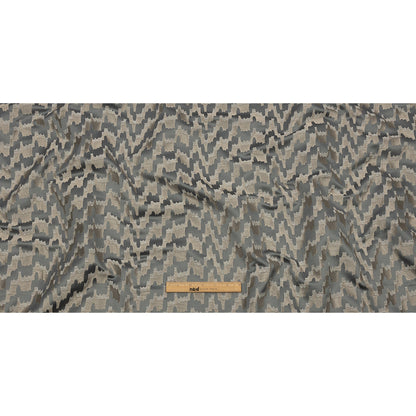Drapery Jacquard - Slate Abstract Clouds - British Imported Full