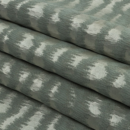 Drapery Jacquard - Spa Abstract Stripes - British Imported Folded