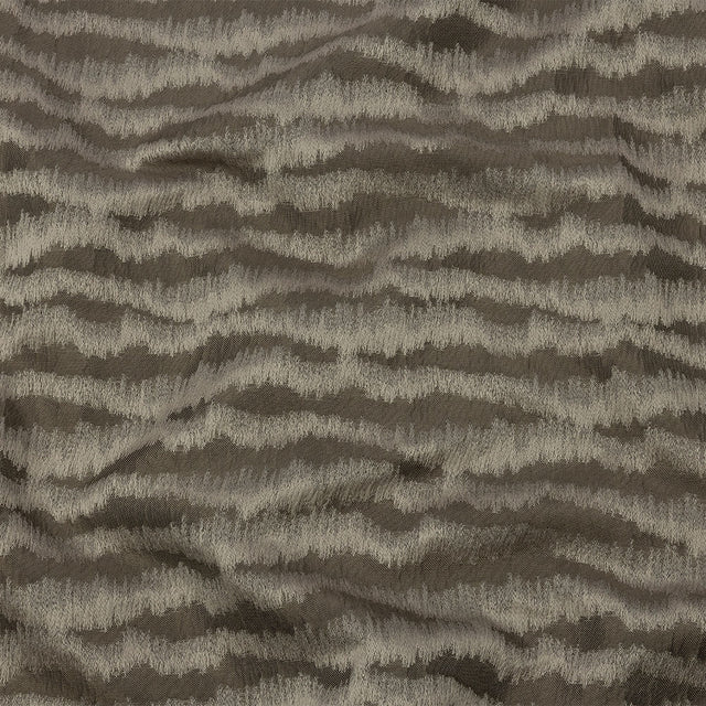 Drapery Jacquard - Truffle Abstract Stripes - British Imported