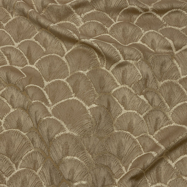 Drapery Jacquard - Fawn Fan Scales - British Imported
