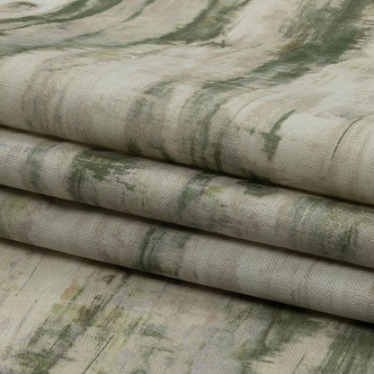 Cotton Canvas Print - Linen Painterly Texture - British Imported Folded