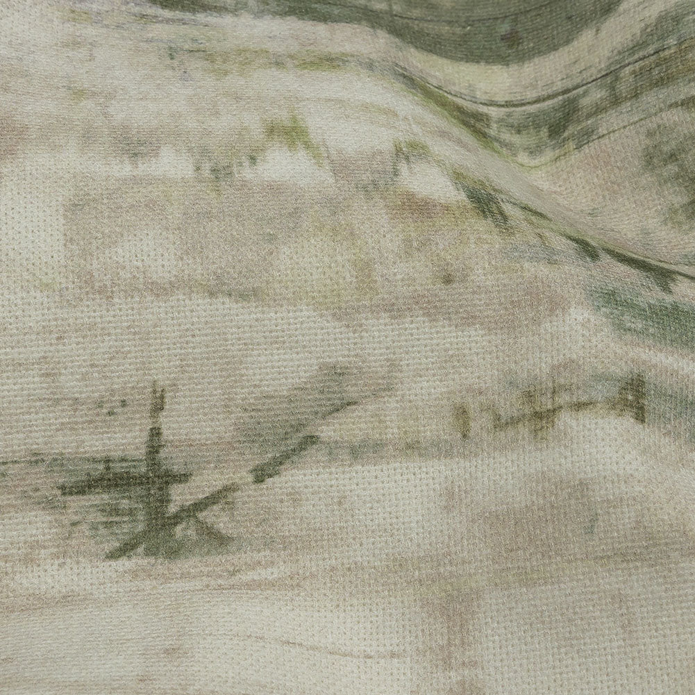 Cotton Canvas Print - Linen Painterly Texture - British Imported Detail