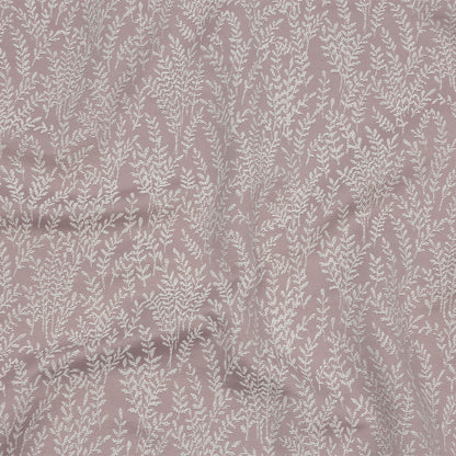 Drapery Jacquard - Orchid Little Leaves - British Imported