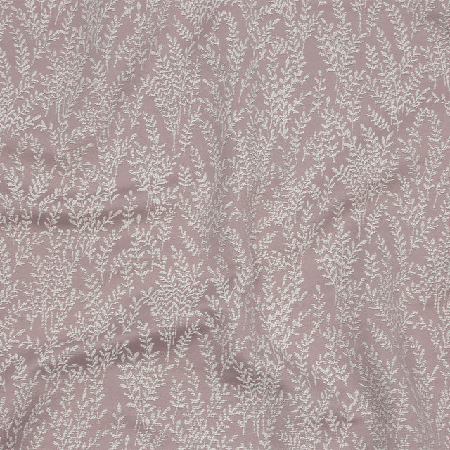 Drapery Jacquard - Orchid Little Leaves - British Imported