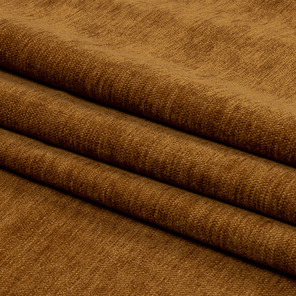 Polyester Upholstery Chenille - Bronze - British Imported Folded