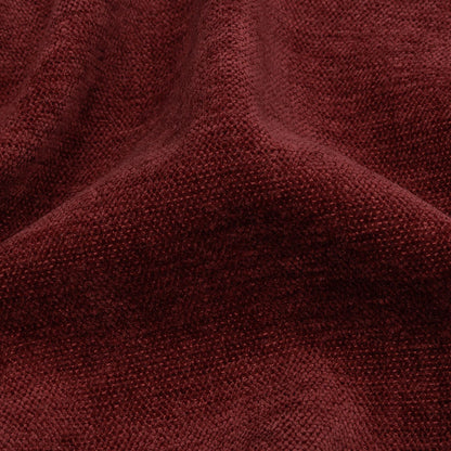 Polyester Upholstery Chenille - Cranberry - British Imported Detail
