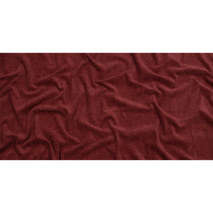 Polyester Upholstery Chenille - Cranberry - British Imported Full