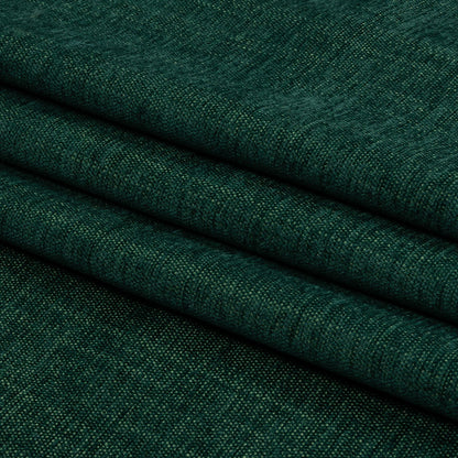 Polyester Upholstery Chenille - Emerald - British Imported Folded