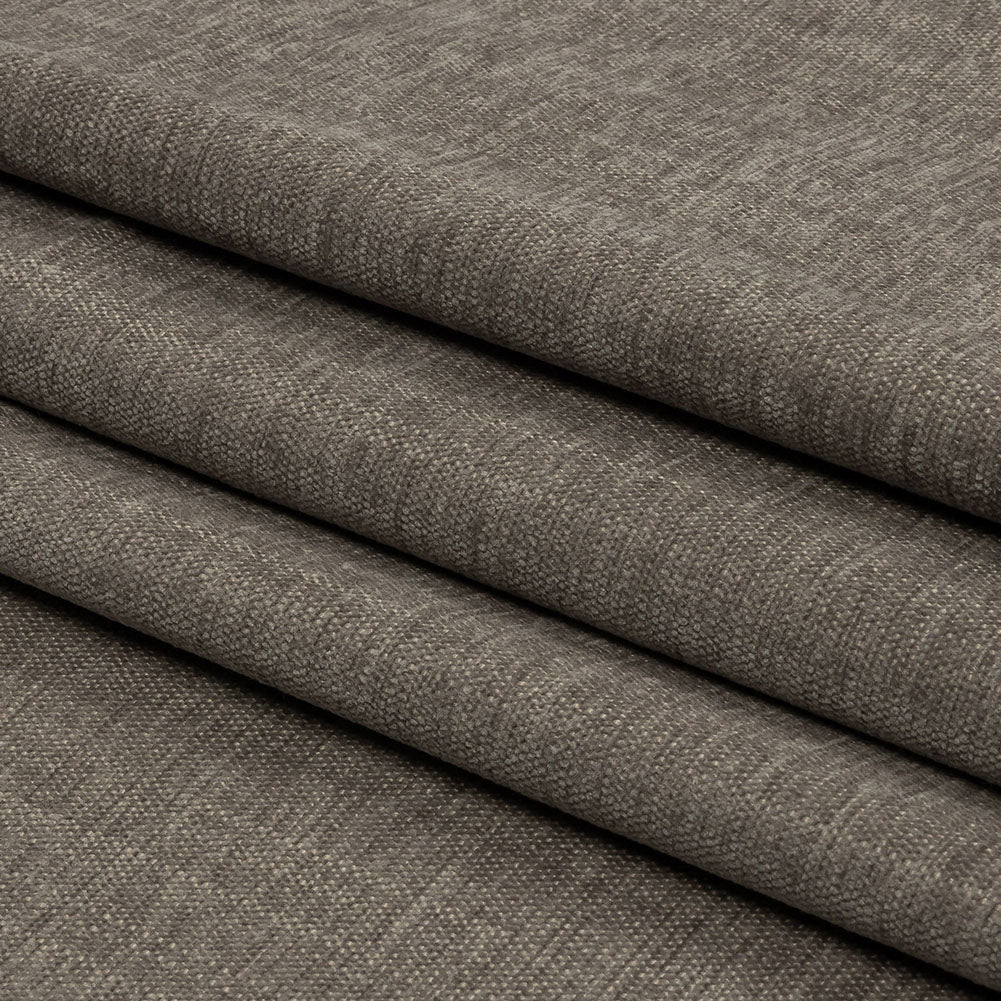 Polyester Upholstery Chenille - Fog - British Imported Folded
