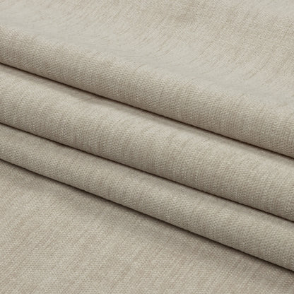 Polyester Upholstery Chenille - Oyster - British Imported Folded