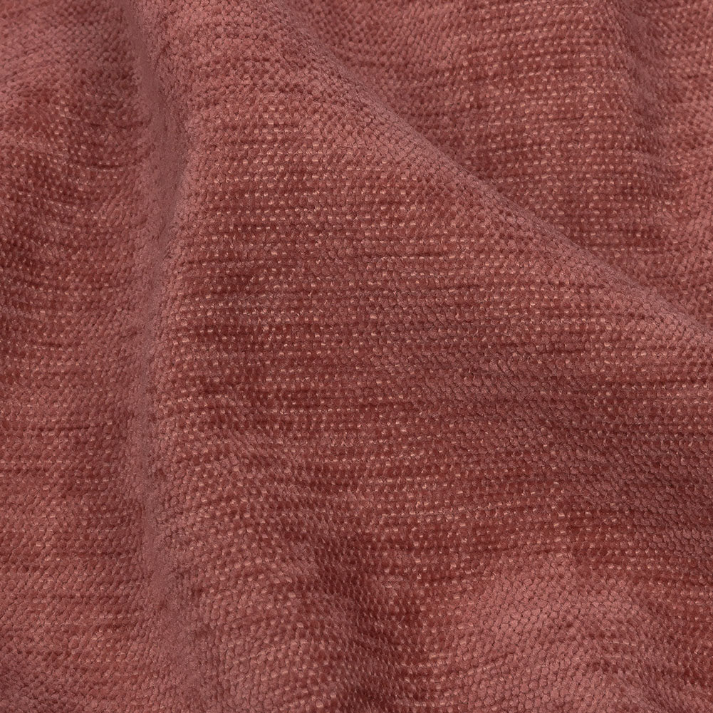 Polyester Upholstery Chenille - Rouge - British Imported Detail