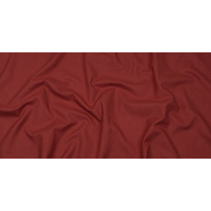 Heavyweight Linen Woven - Cranberry - British Imported Full
