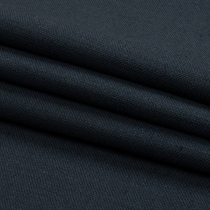 Heavyweight Linen Woven - Ink - British Imported Folded