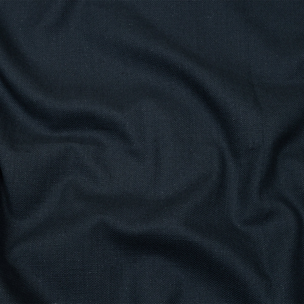 Heavyweight Linen Woven - Ink - British Imported