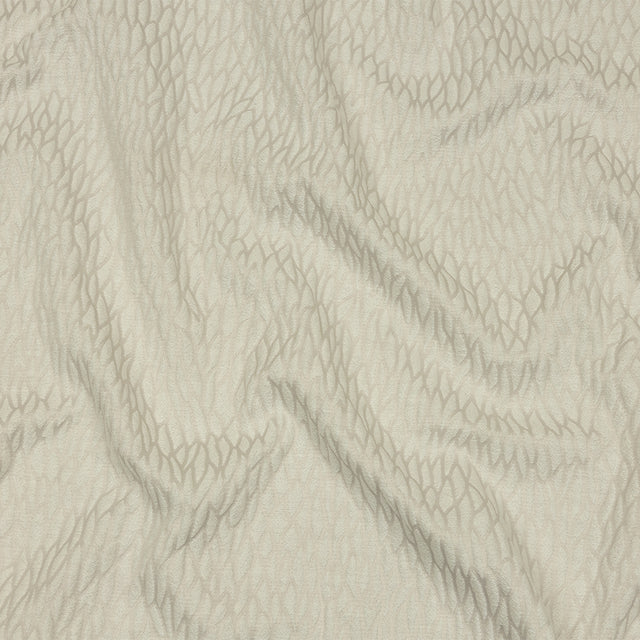 Recycled Polyester Drapery Jacquard - Pearl Stepping Stones - British Imported