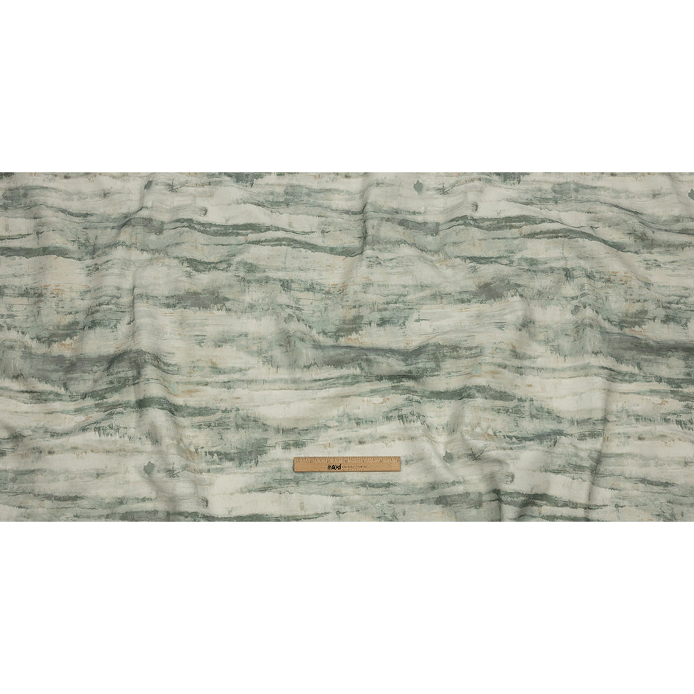 Cotton Canvas Print - Seafoam Painterly Texture - British Imported Full