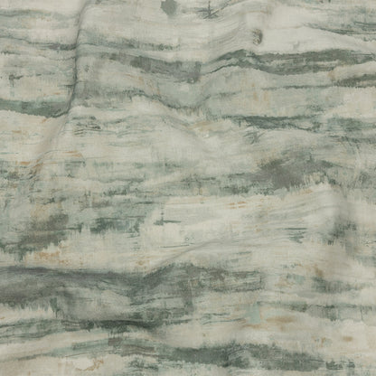 Cotton Canvas Print - Seafoam Painterly Texture - British Imported