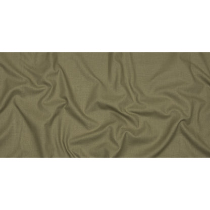Heavyweight Linen Woven - Olive - British Imported Full