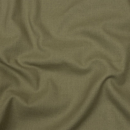 Heavyweight Linen Woven - Olive - British Imported