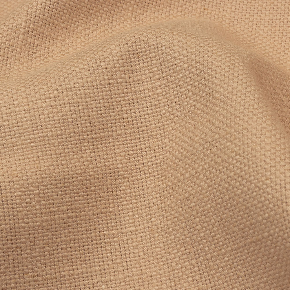 Heavyweight Linen Woven - Plaster - British Imported Detail