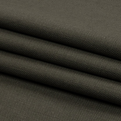 Heavyweight Linen Woven - Slate - British Imported Folded