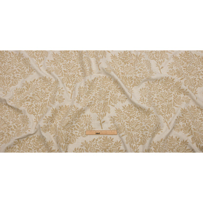 Soft Textured Recycled Polyester Drapery Woven - Sesame - British Imported Full