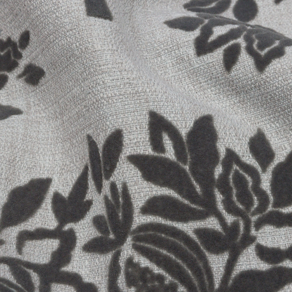 Soft Textured Recycled Polyester Drapery Woven - Wedgewood - British Imported Detail