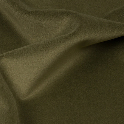 Lush Polyester Drapery Velvet - Olive - British Imported Detail
