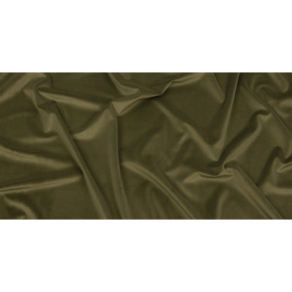 Lush Polyester Drapery Velvet - Olive - British Imported Full