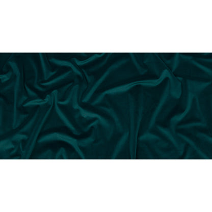Lush Polyester Drapery Velvet - Peacock - British Imported Full