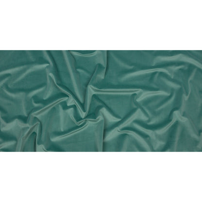 Lush Polyester Drapery Velvet - Verdigris - British Imported Full
