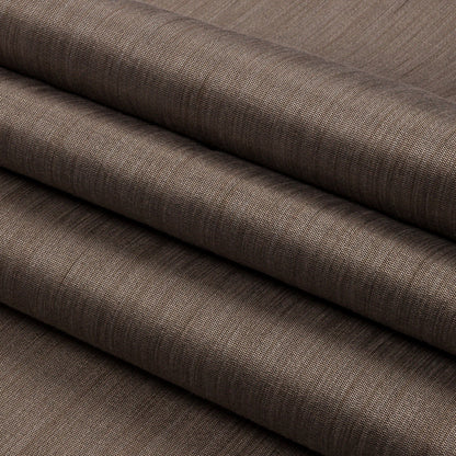 Recycled Polyester Bengaline - Bronze Striations - British Imported Folded