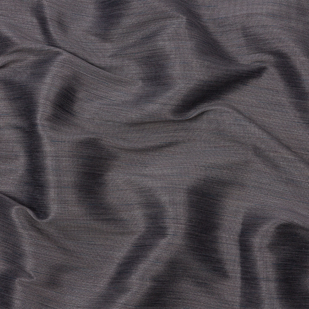 Recycled Polyester Bengaline - Danube Striations - British Imported