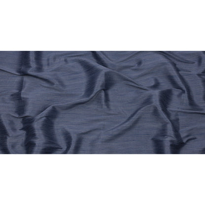 Recycled Polyester Bengaline - Denim Striations - British Imported Full