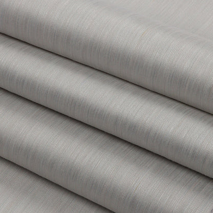 Recycled Polyester Bengaline - Dove Striations - British Imported Folded
