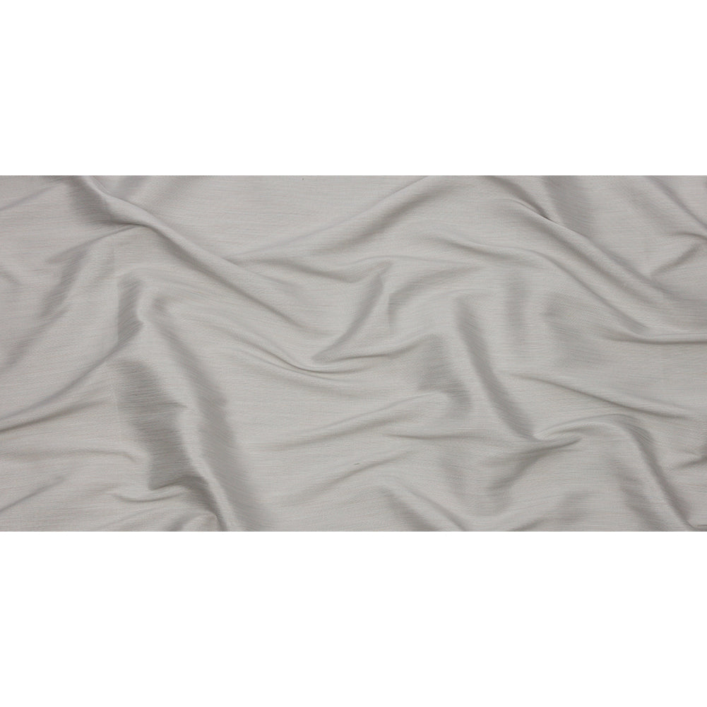 Recycled Polyester Bengaline - Dove Striations - British Imported Full