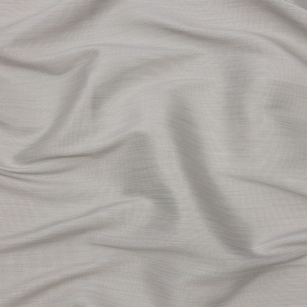 Recycled Polyester Bengaline - Dove Striations - British Imported