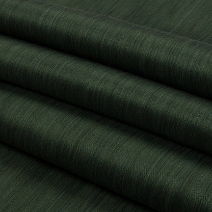 Recycled Polyester Bengaline - Emerald Striations - British Imported Folded
