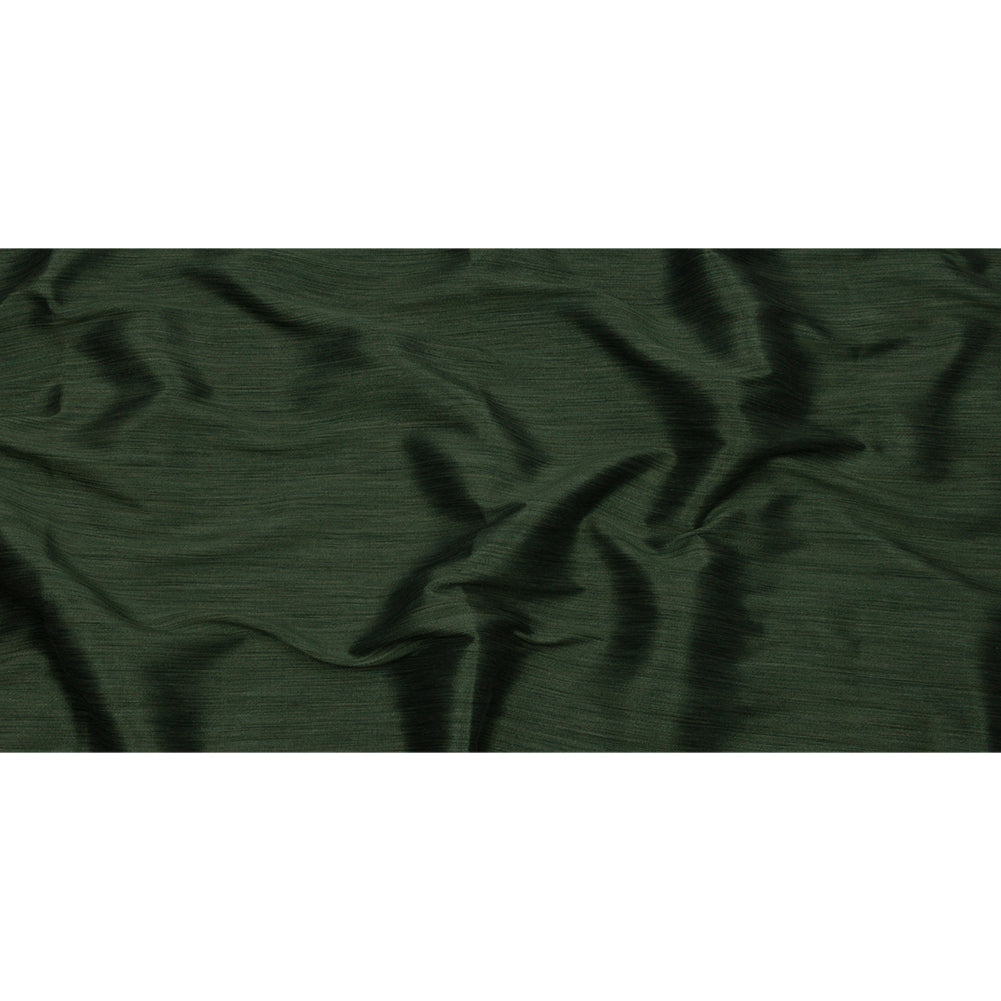 Recycled Polyester Bengaline - Emerald Striations - British Imported Full