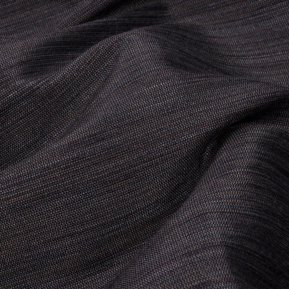 Recycled Polyester Bengaline - Graphite Striations - British Imported Detail
