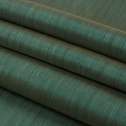 Recycled Polyester Bengaline - Jade Striations - British Imported Folded
