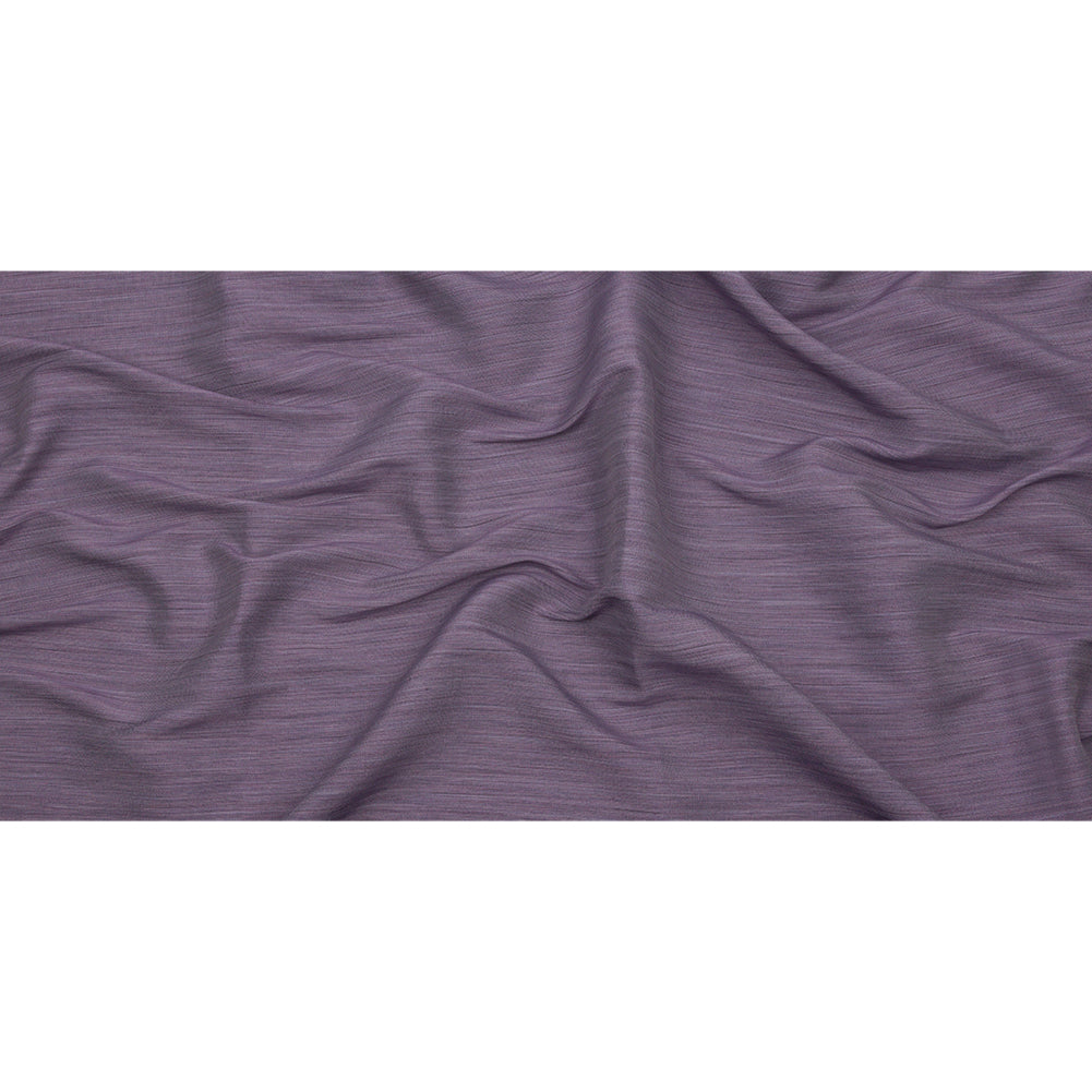 Recycled Polyester Bengaline - Lavender Striations - British Imported Full