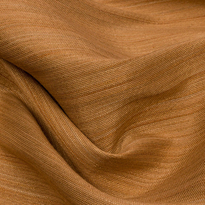 Recycled Polyester Bengaline - Ochre Striations - British Imported Detail