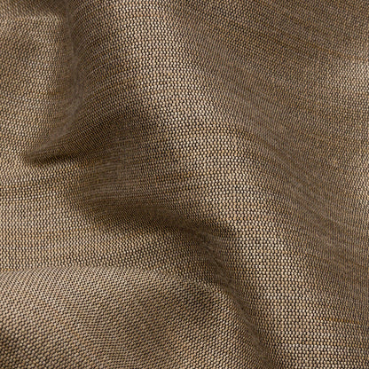 Recycled Polyester Bengaline - Otter Striations - British Imported Detail