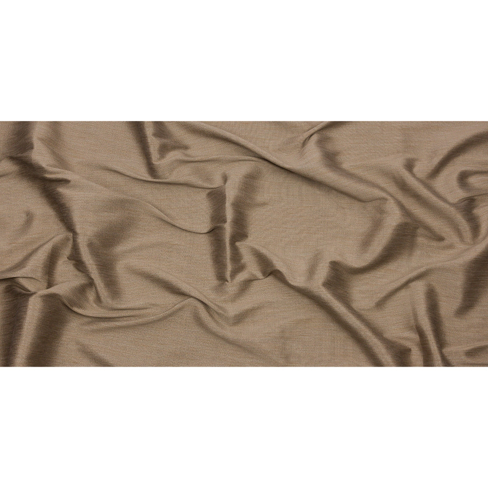 Recycled Polyester Bengaline - Otter Striations - British Imported Full