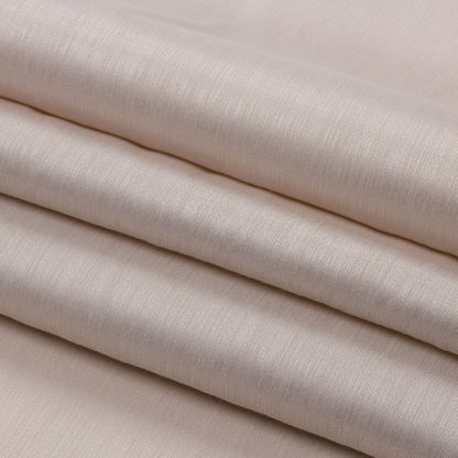 Recycled Polyester Bengaline - Oyster Striations - British Imported Folded
